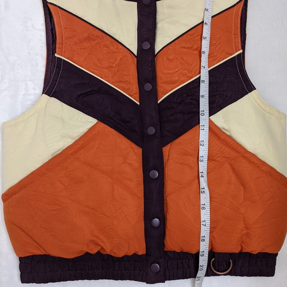 Anna Sui Retro 80's Vibes Color Block Full Zip Pu… - image 8